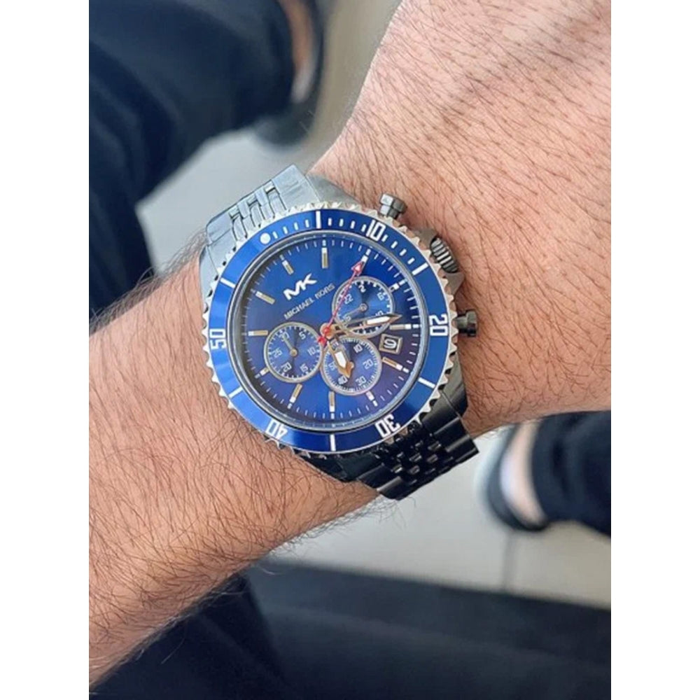 Men's Michael Kors Bayville Chronograph Stainless Steel Watch-MK8727